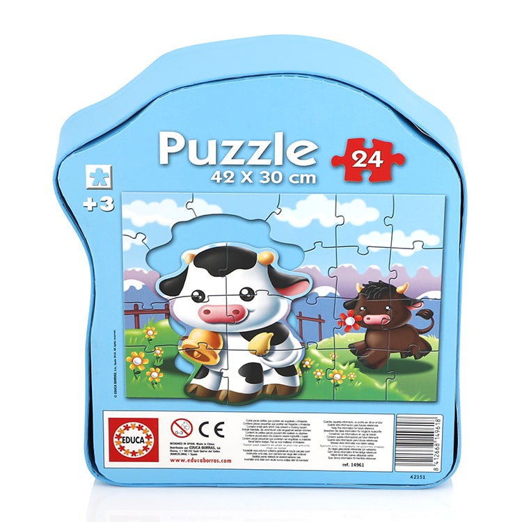 24 Piece Cartoon Puzzles for Kids view 3