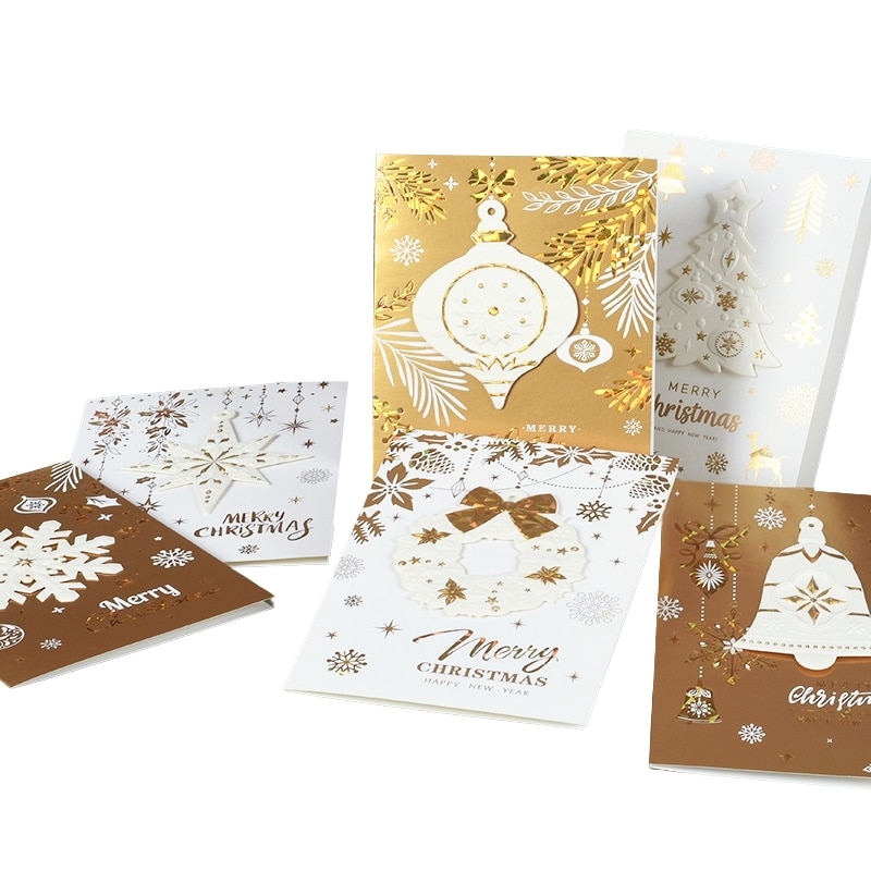 3D Christmas card view 3