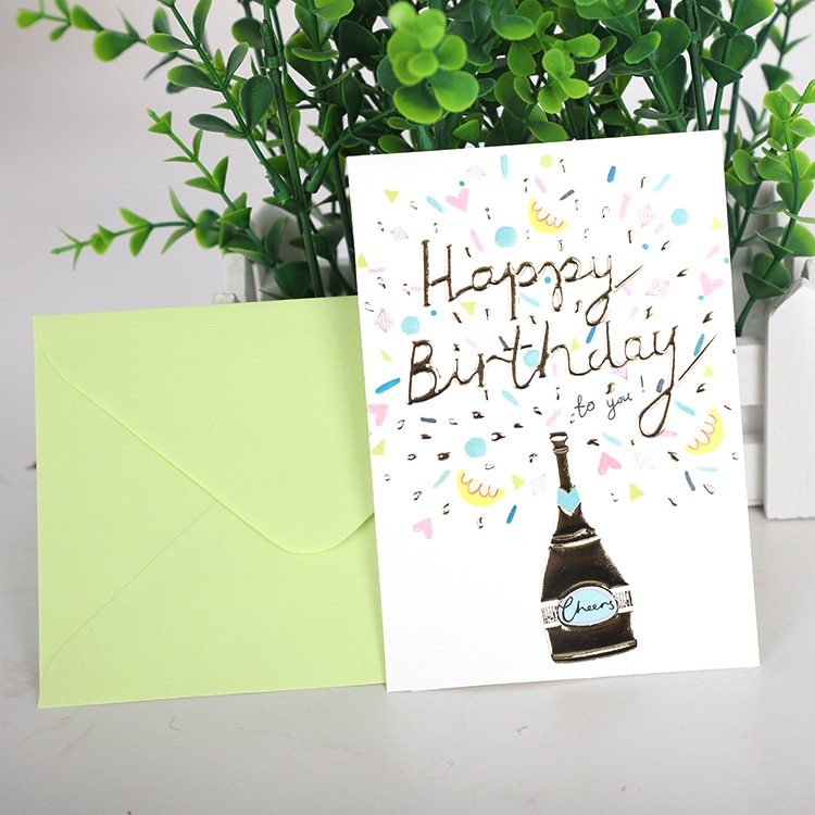 3D Handmade Happy Birthday Greeting Cards view 3