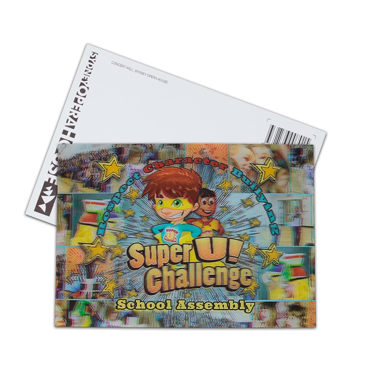 3d Lenticular Deep Effect Flip Effect Postcard view 4