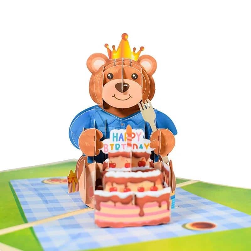 3d birthday card view 3
