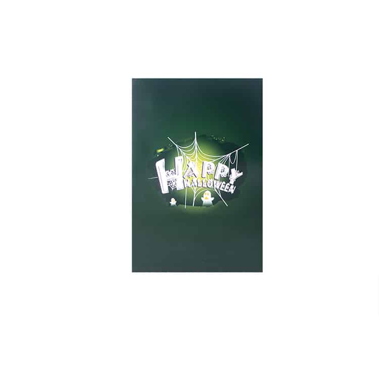 3d halloween pop up greeting cards view 3