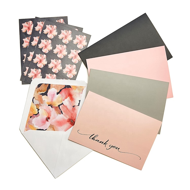 48 custom Wedding and Business Thank You Cards view 2