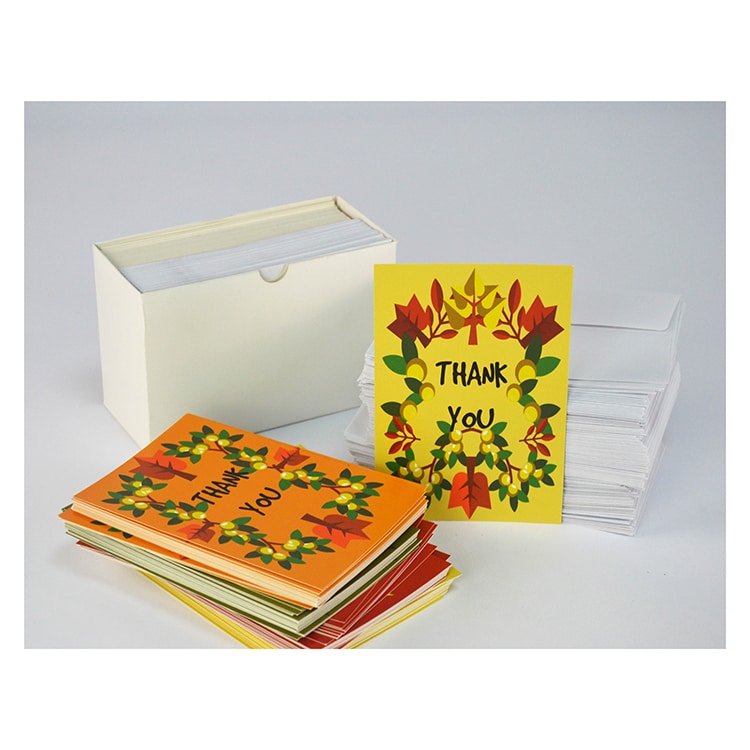 4x6 inch blank Thank You Notes With Sticker view 4