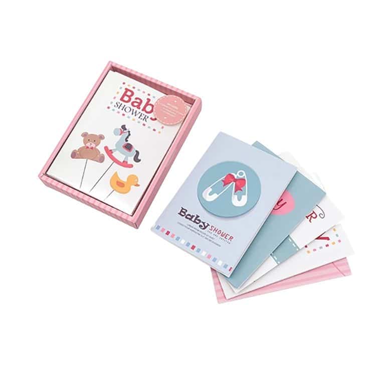 Baby Gift Set Baby Shower Gift invitation Card — custom card printing