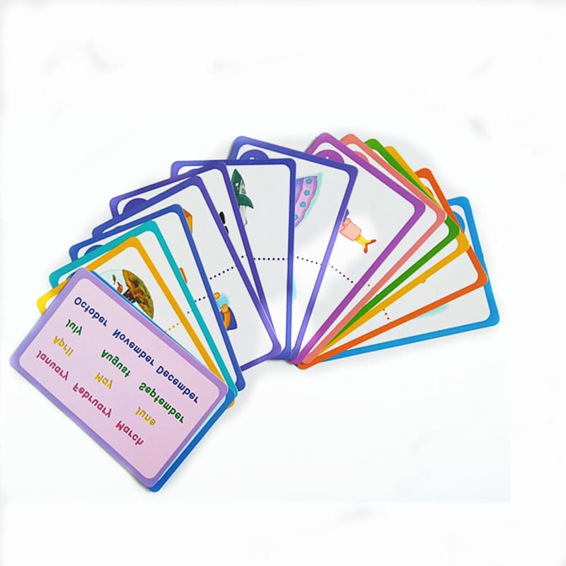 Baby Learning Game Card printing view 4