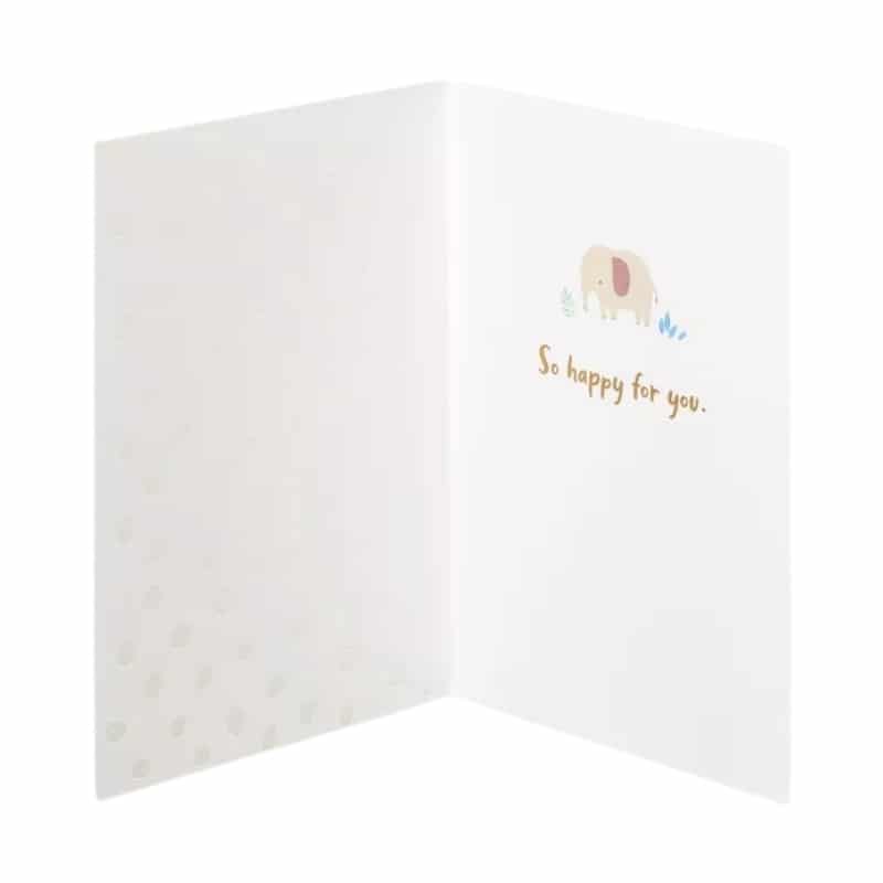 Baby birthday card view 4