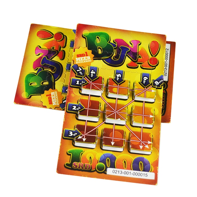 Bingo Cards Scratch Tickets Printing view 3