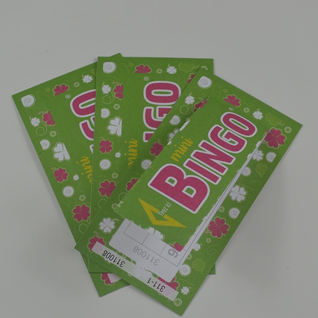 Bingo Cards Scratch Tickets Printing view 4