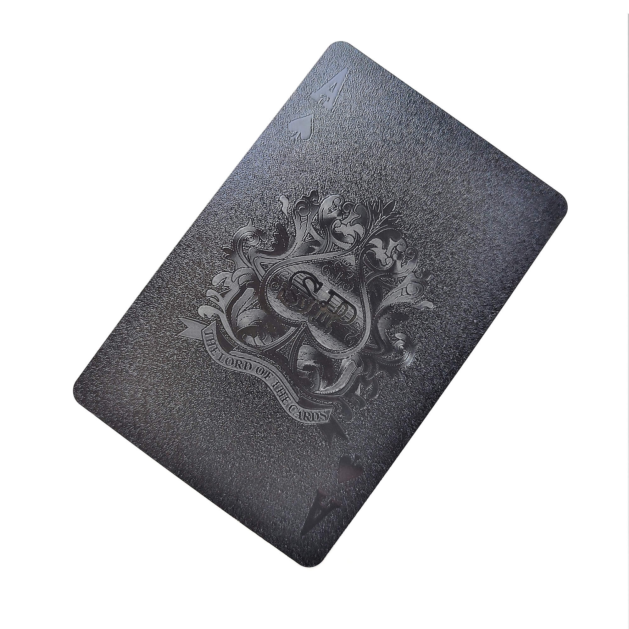 Black Durable Poker card printing — custom card printing