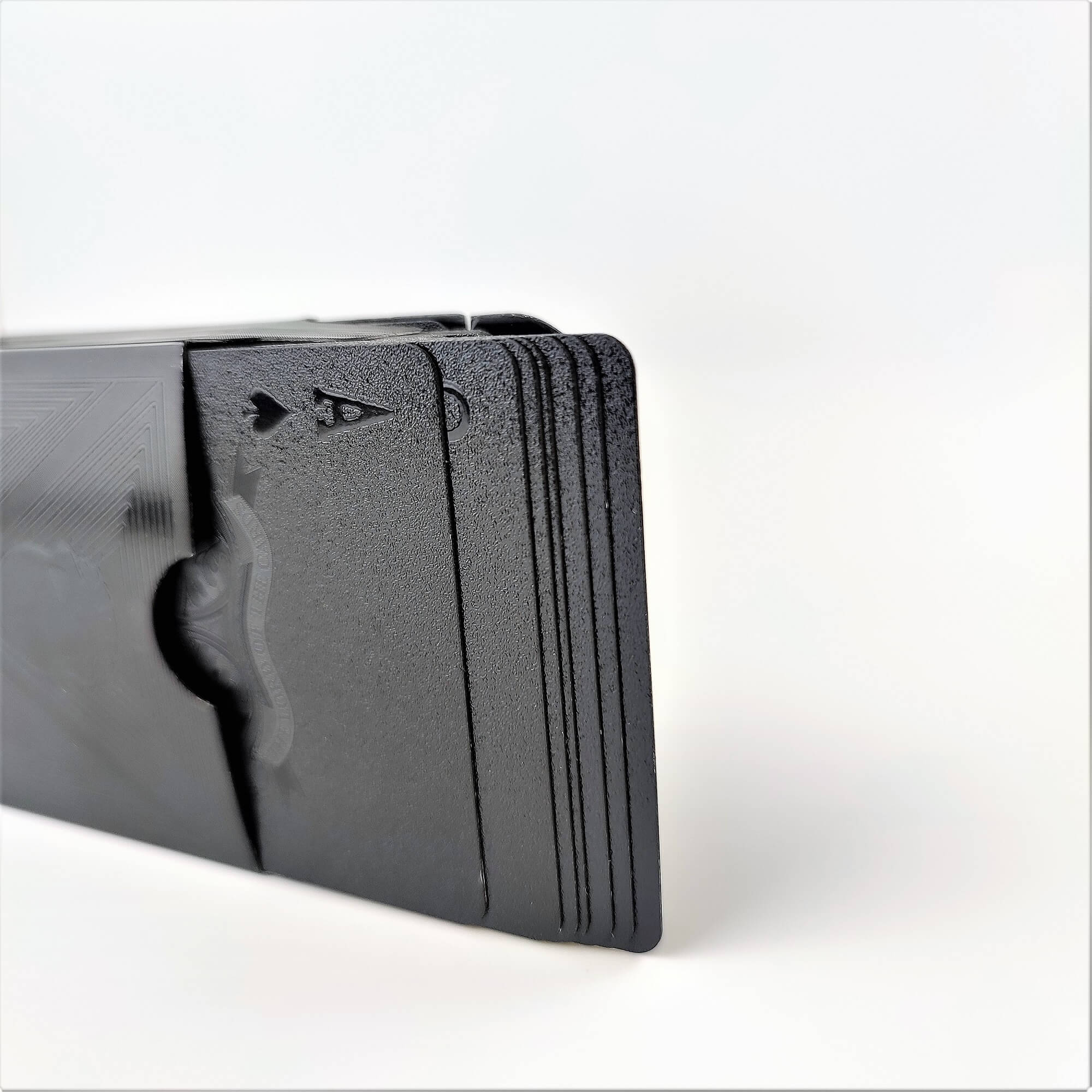 Black Durable Poker card printing view 3