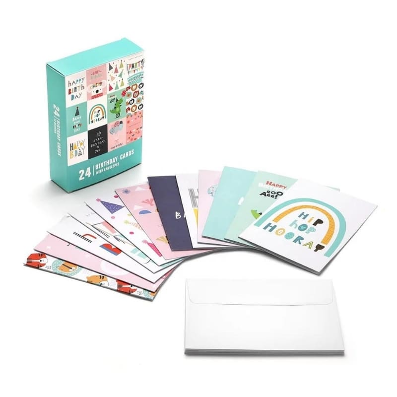 Boxed birthday cards view 2