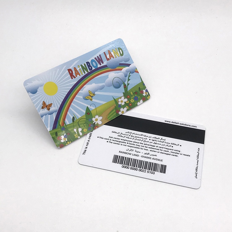 CUstom Plastic Magnetic stripe card with encoding view 4