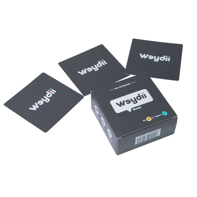 CYMK printed positive affirmation game card view 4