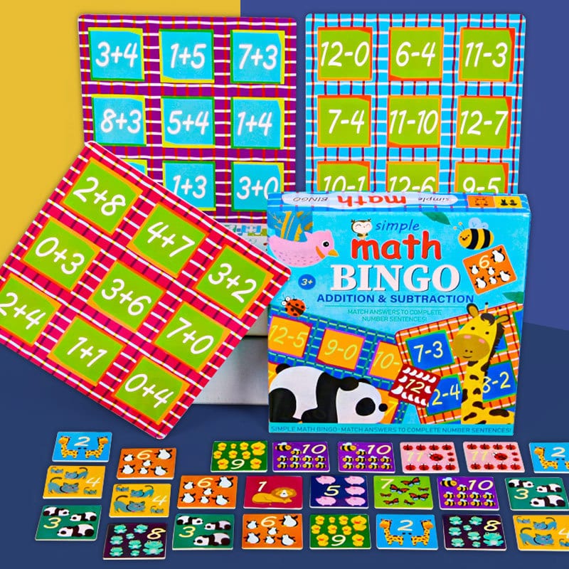 Children Early Education Bingo Memory Cards Game printing view 4