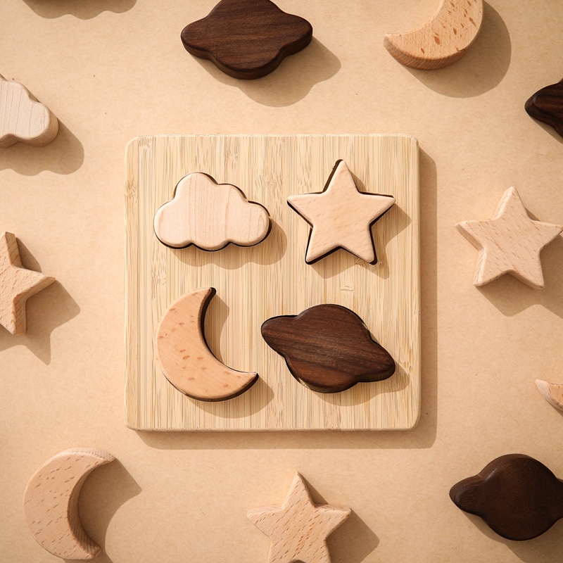 Children's Wooden Planet Jigsaw Puzzle view 2