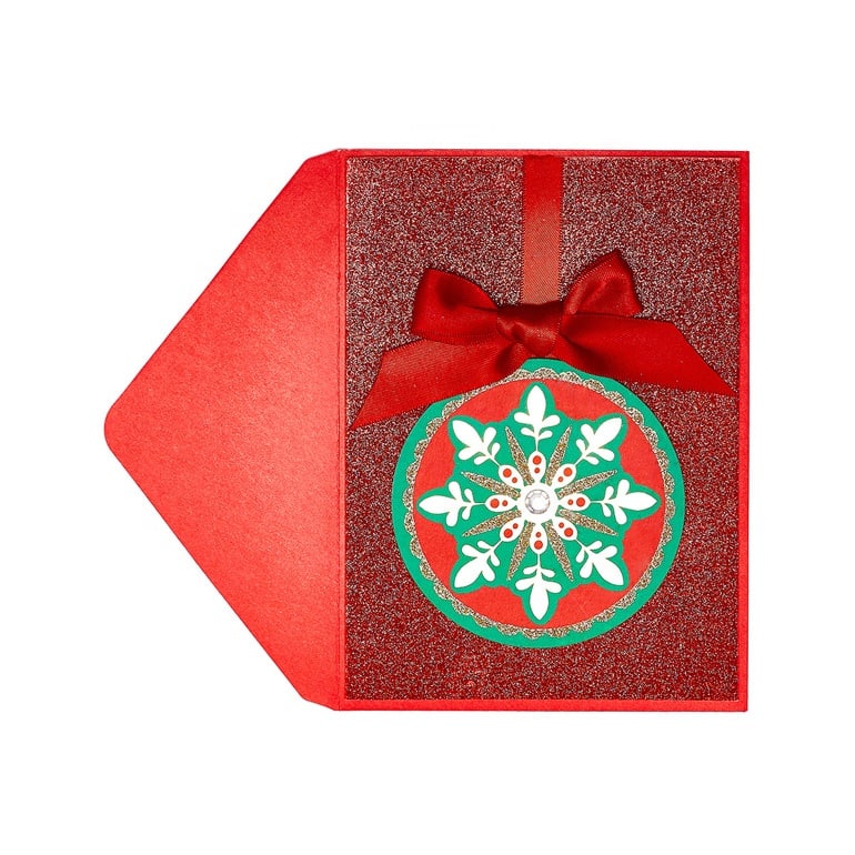 Christmas Decoration Celebrate Greeting Card — custom card printing