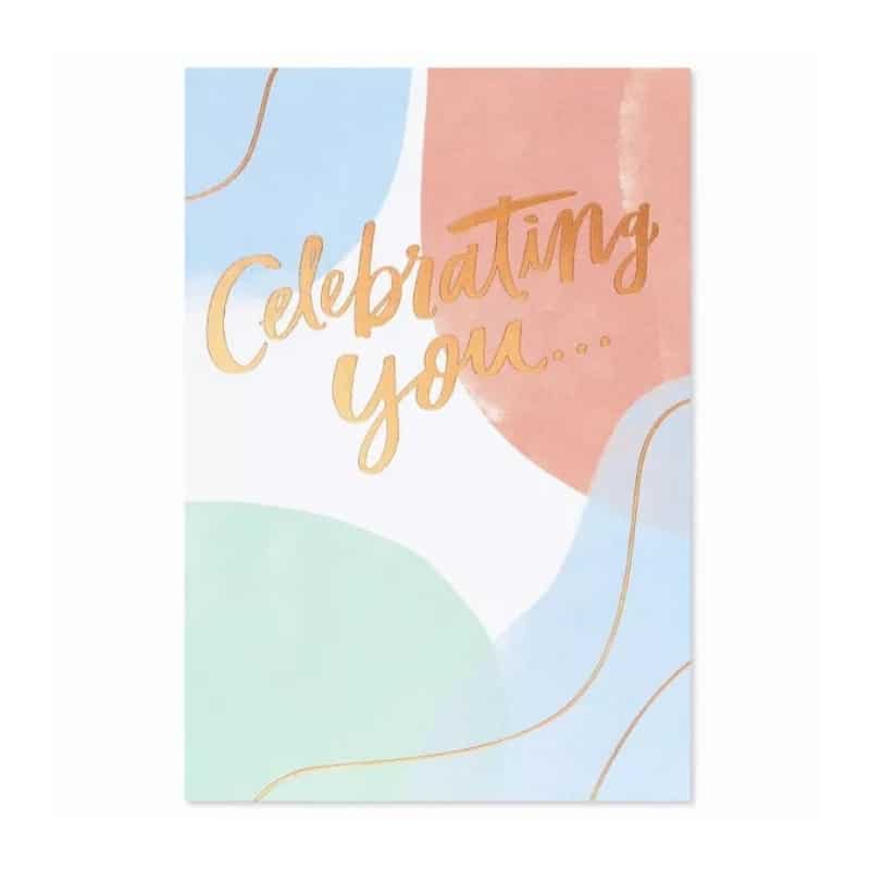 Color printed foldable birthday card view 4