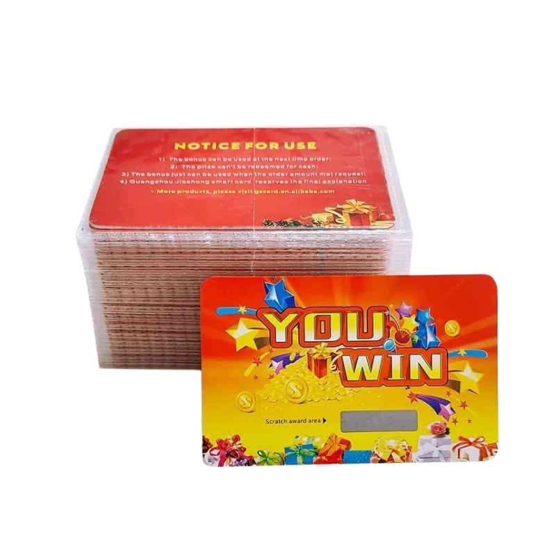 Color printing custom scratch cards — custom card printing