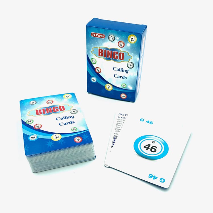 Colorful 2.5X3.5 Inch Bingo Calling Cards view 2