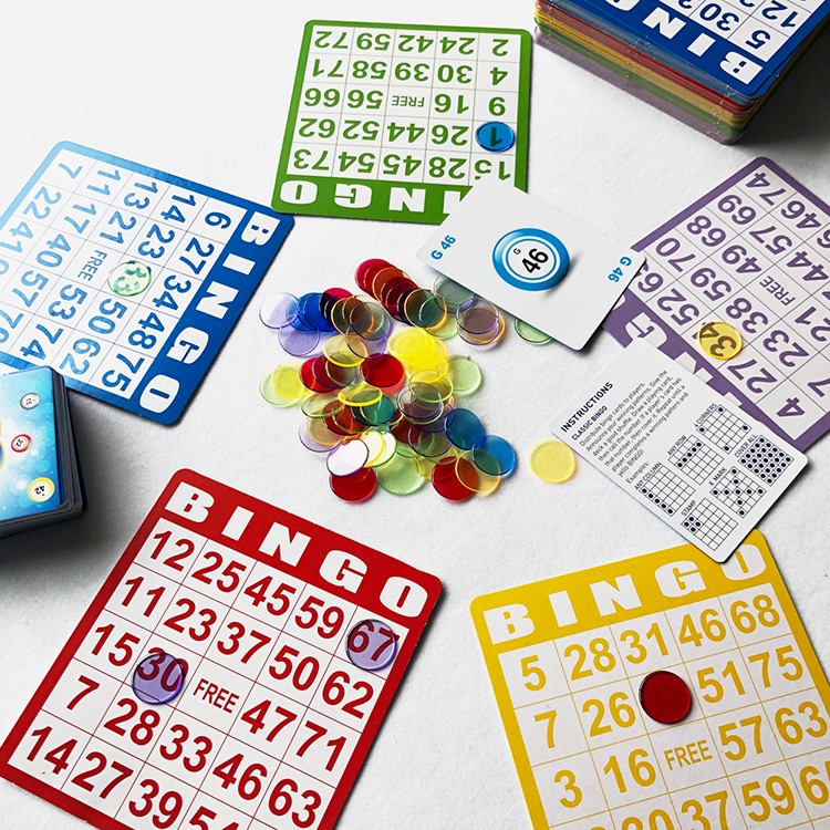 Colorful 2.5X3.5 Inch Bingo Calling Cards view 3