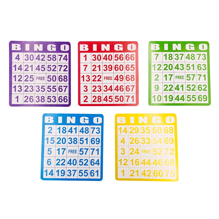 Custom 100 Bingo Game Cards view 2