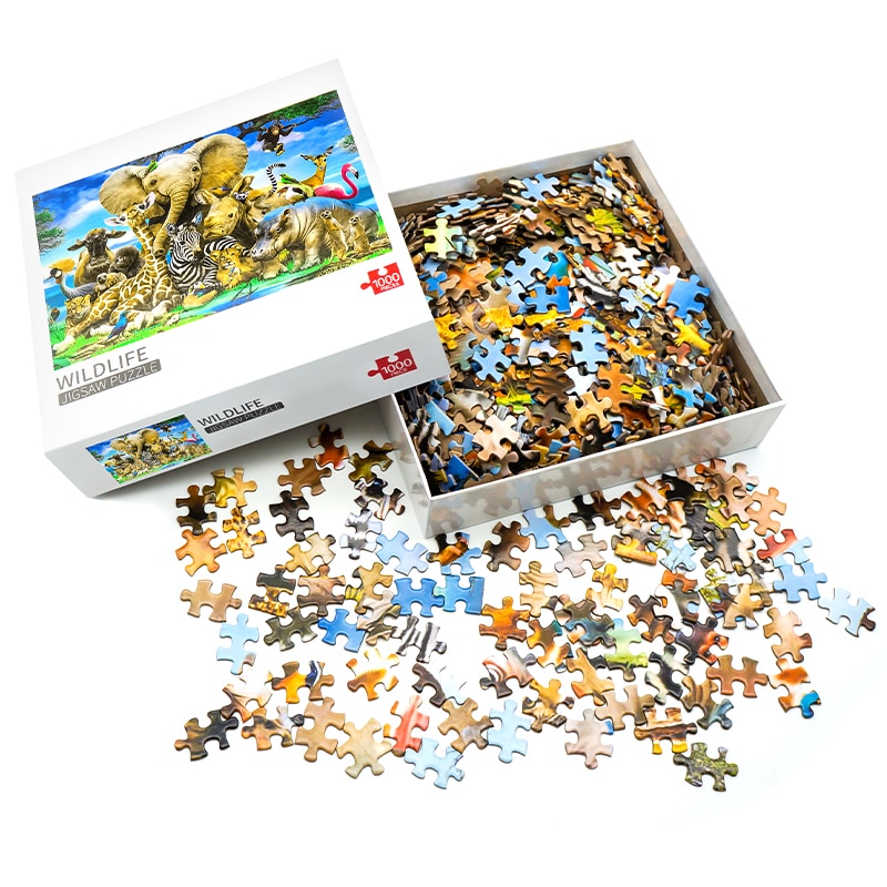 Custom 1000 Pieces Puzzles For Adult — custom card printing