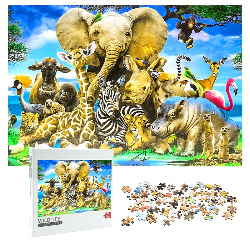 Custom 1000 Pieces Puzzles For Adult view 2