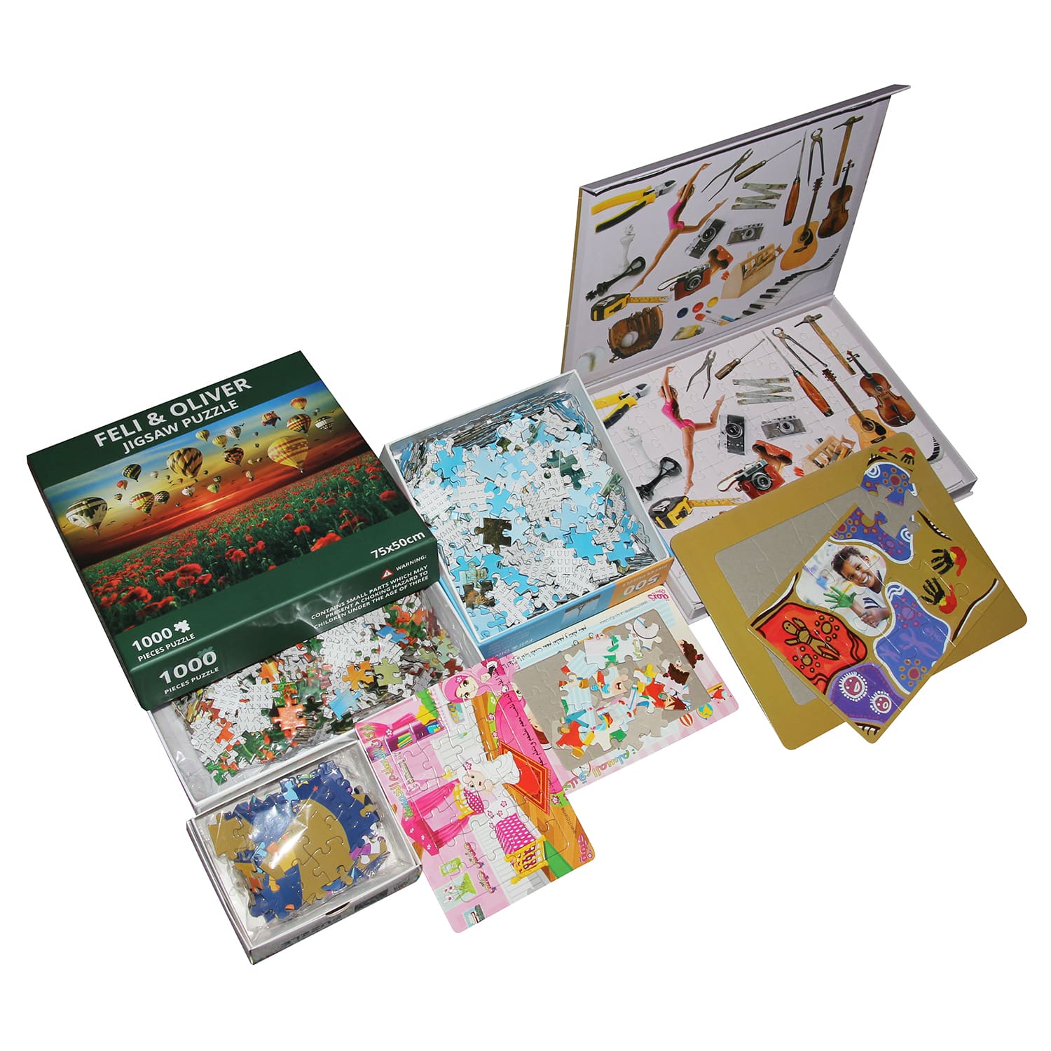 Custom 24 Pieces Alphabet Jigsaw — custom card printing