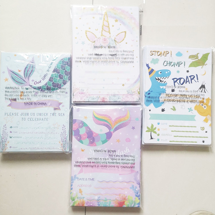 Custom Baby Shower Party Invitation Cards view 2