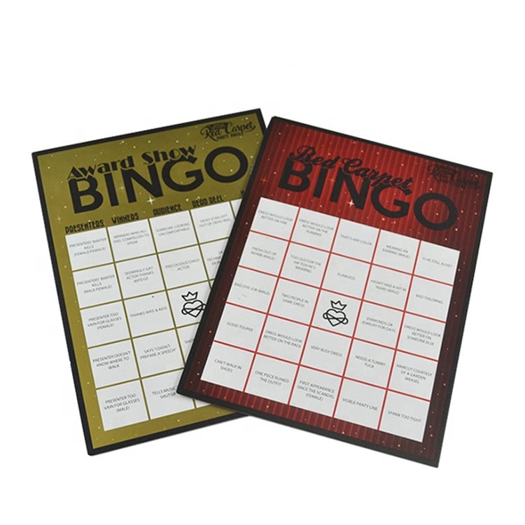 Custom Bingo Card Lottery Scratch Tickets view 2