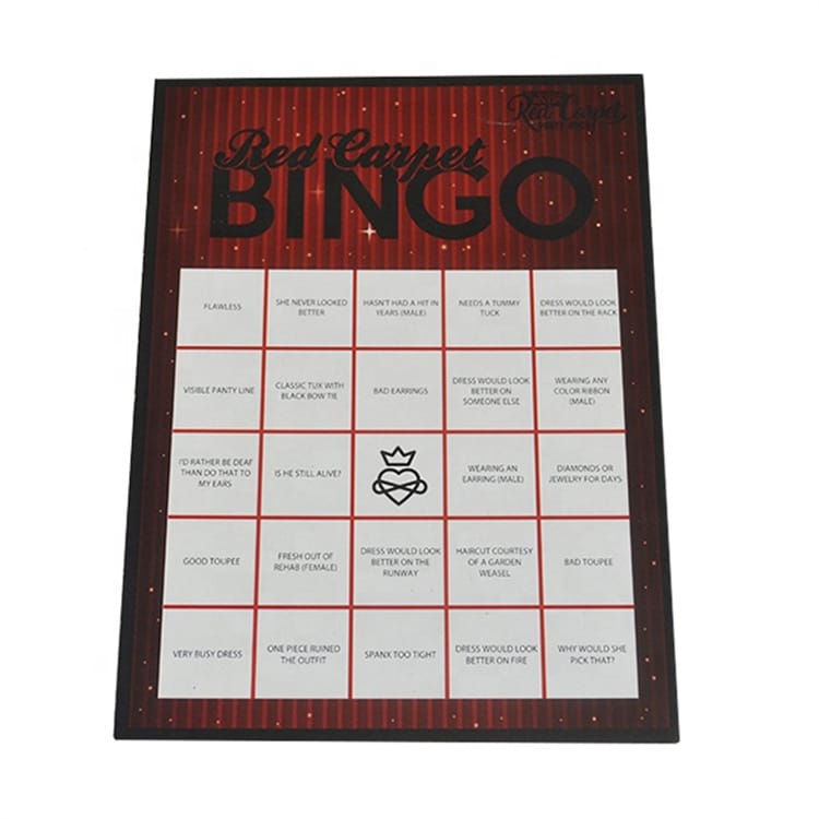Custom Bingo Card Lottery Scratch Tickets view 3