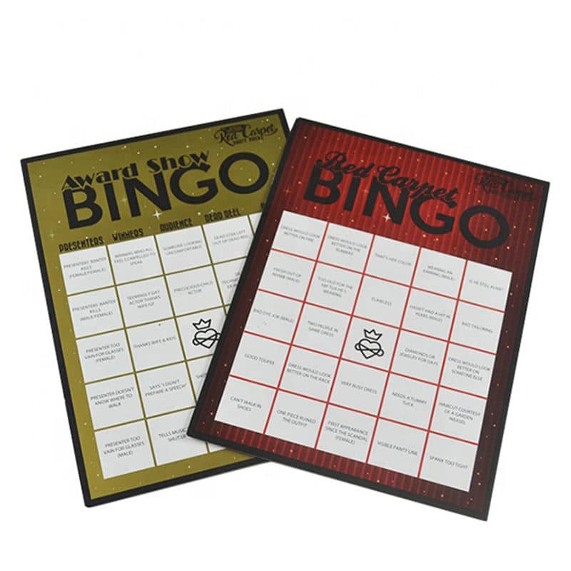 Custom Bingo Cards Bulk Scratch Off Card — custom card printing
