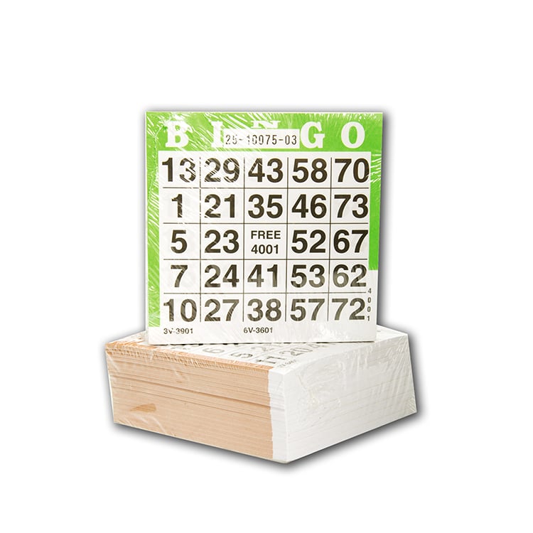 Custom Bingo scoreblock tickets for sige use view 2