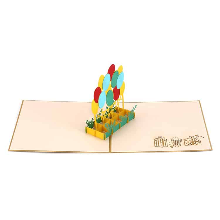 Custom Birthday 3D Pop Up Greeting Cards view 2