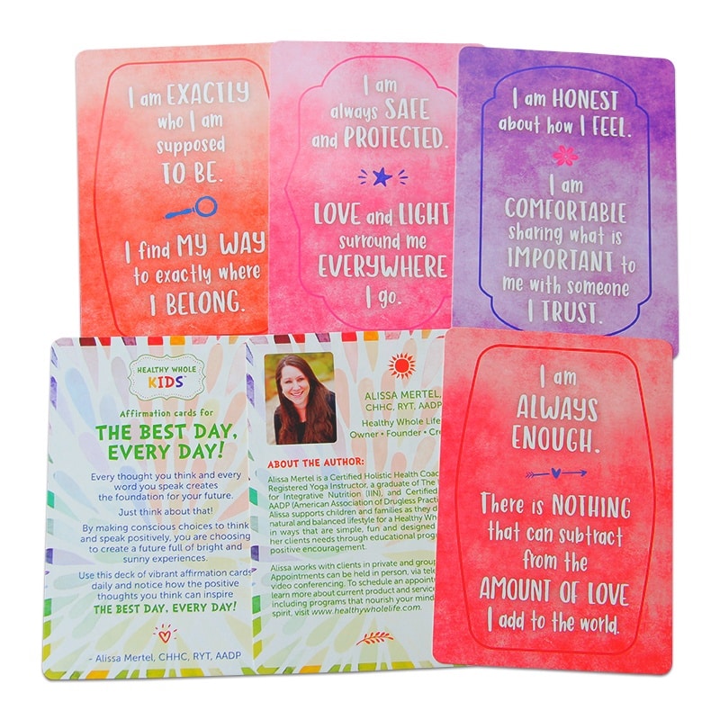 Custom Box 50 Positive Mind Affirmation Cards view 2