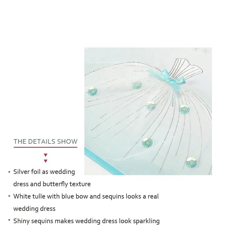 Custom Bridal Dress Wedding Cards view 2