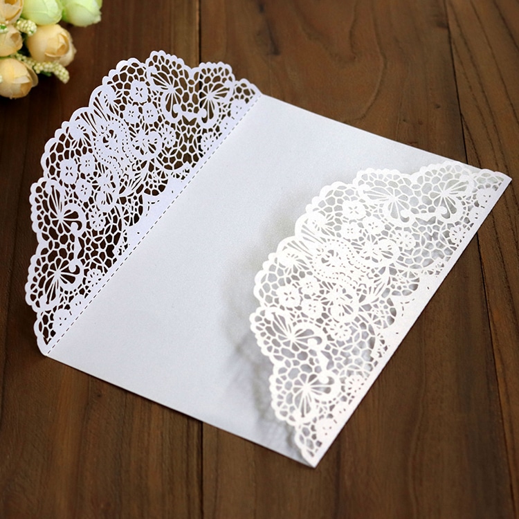 Custom Brown Kraft Marriage Wedding Invitations Cards view 2