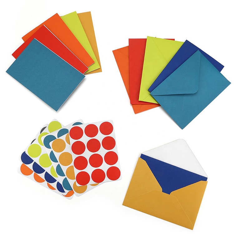 Custom Christmas Thank You Cards with Envelopes Stickers view 4