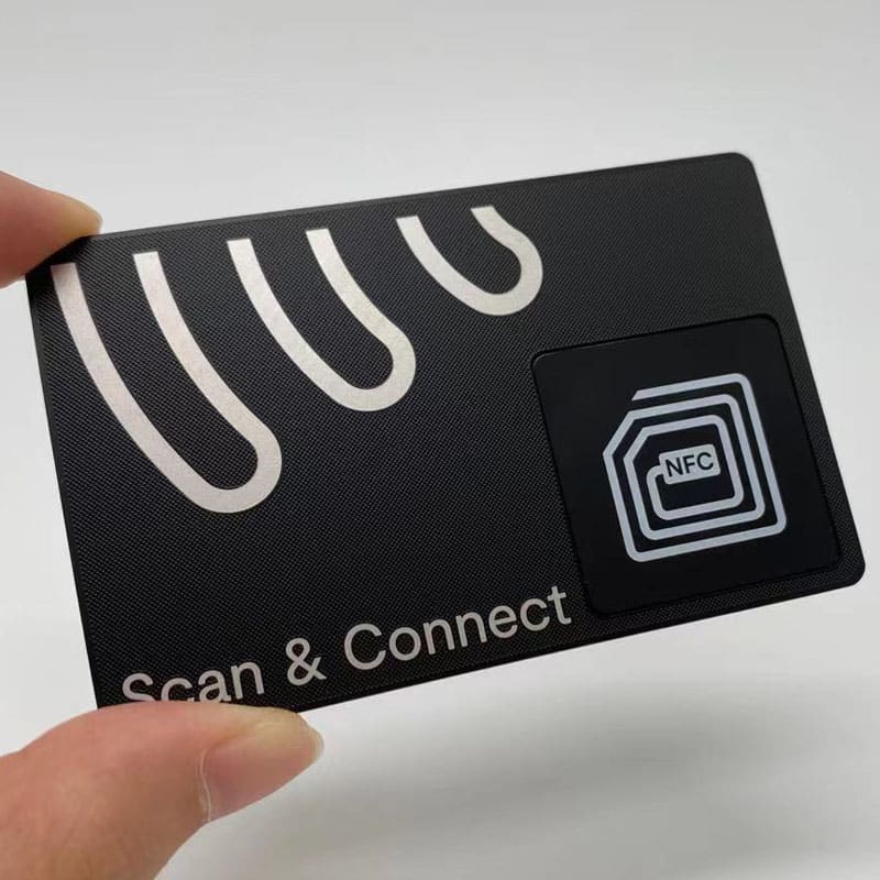 Custom Contactless Business ID IC Smart RFID Chip NFC Card view 3