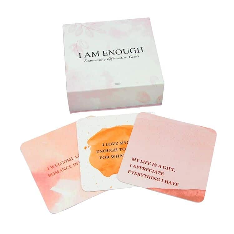 Custom Daily Motivational Affirmation Card — custom card printing