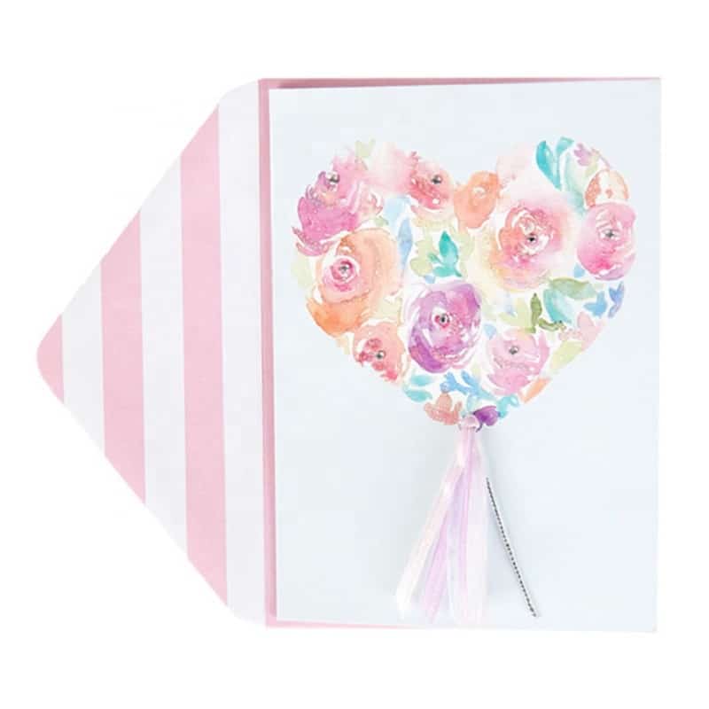 Custom Design Heart Love Cards — custom card printing