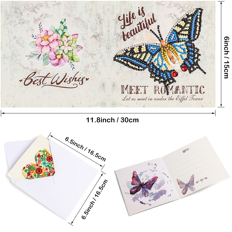Custom Design Holiday Wishes Greeting Card view 4
