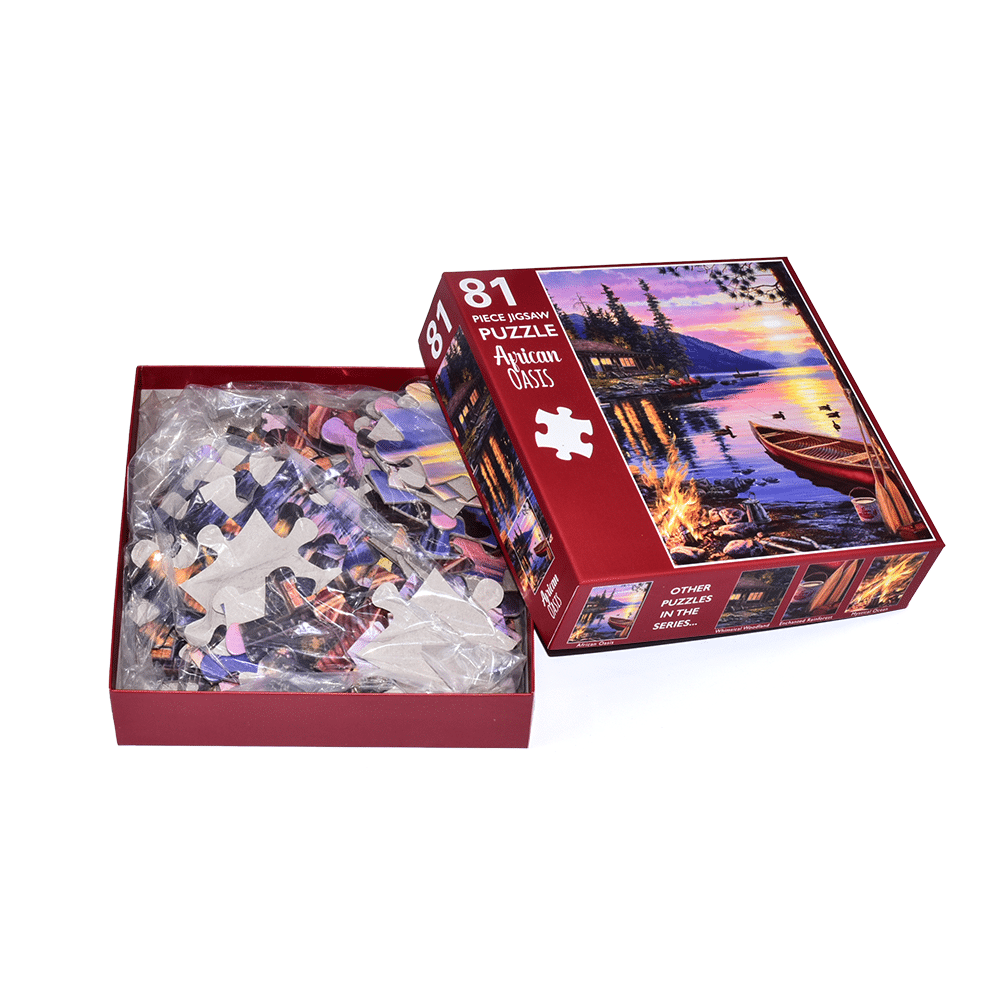 Custom Design Paper Jigsaw Puzzle — custom card printing