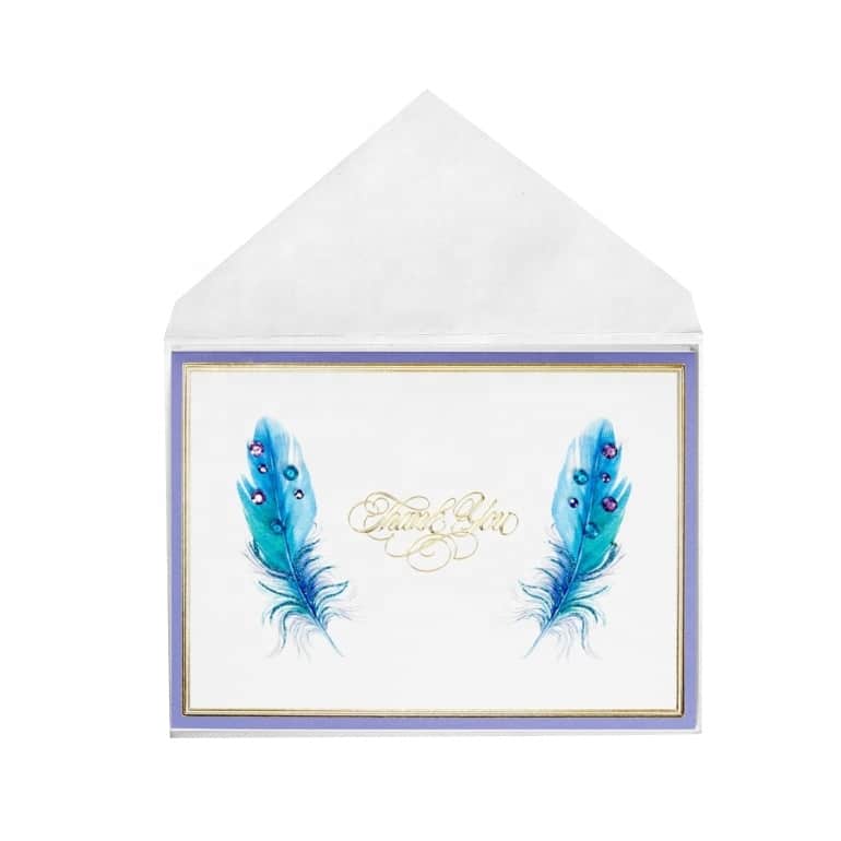 Custom Embossed Thank You Cards — custom card printing