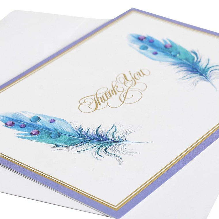 Custom Embossed Thank You Cards view 4