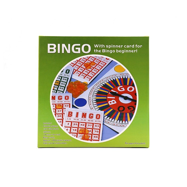 Custom Family Fun Bingo Board Card Game view 2