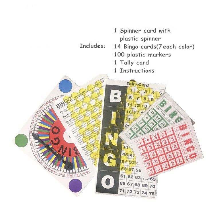 Custom Family Fun Bingo Board Card Game view 3