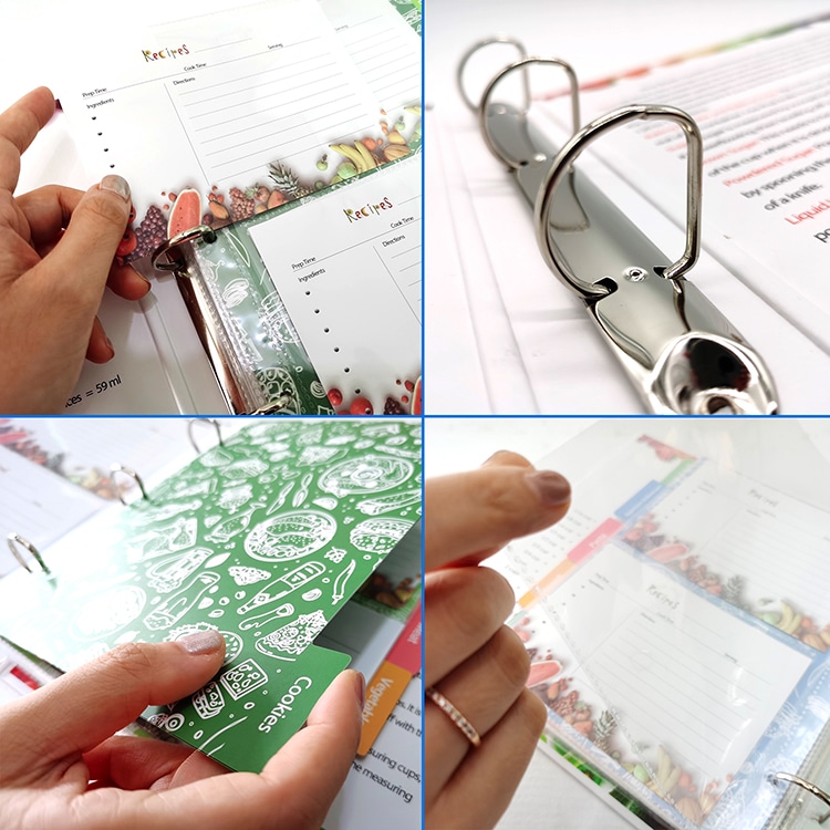 Custom Family Recipe card With Dividers And Label view 4