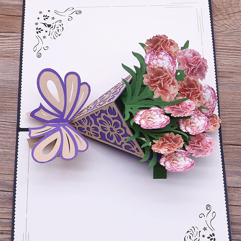 Custom Forever 3D Greeting Cards view 3